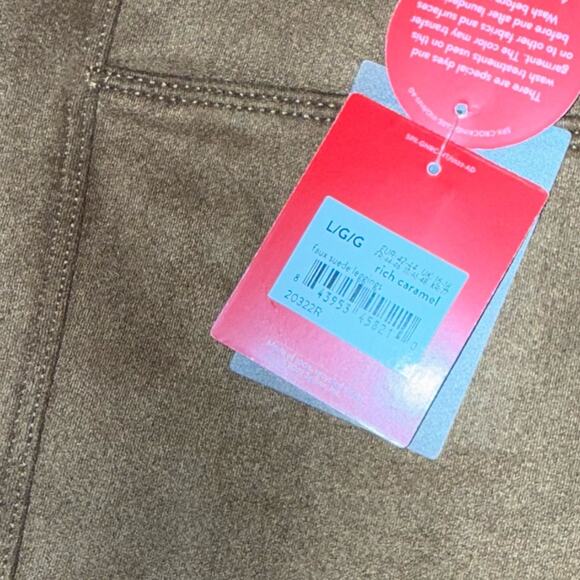 SPANX Faux Suede Legging Rich Caramel Tan NEW
Slimming Control Large Boho Chic - Picture 3 of 4